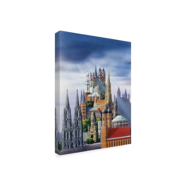 Harro Maass 'German Cathedrals' Canvas Art,35x47